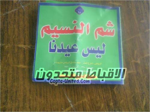 Leaflets prohibit celebrating Sham el-Nessim distributed in Beni Suef
